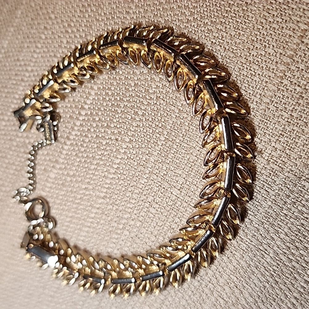 Vintage Longcraft Gold-Tone Bracelet, Pre-loved In Good Condition